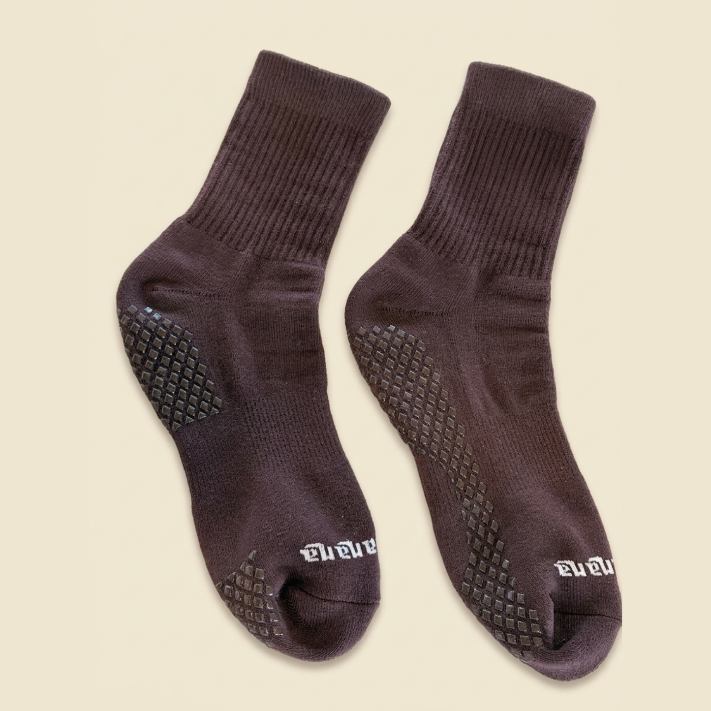 Chocolate & Dates Grip Socks