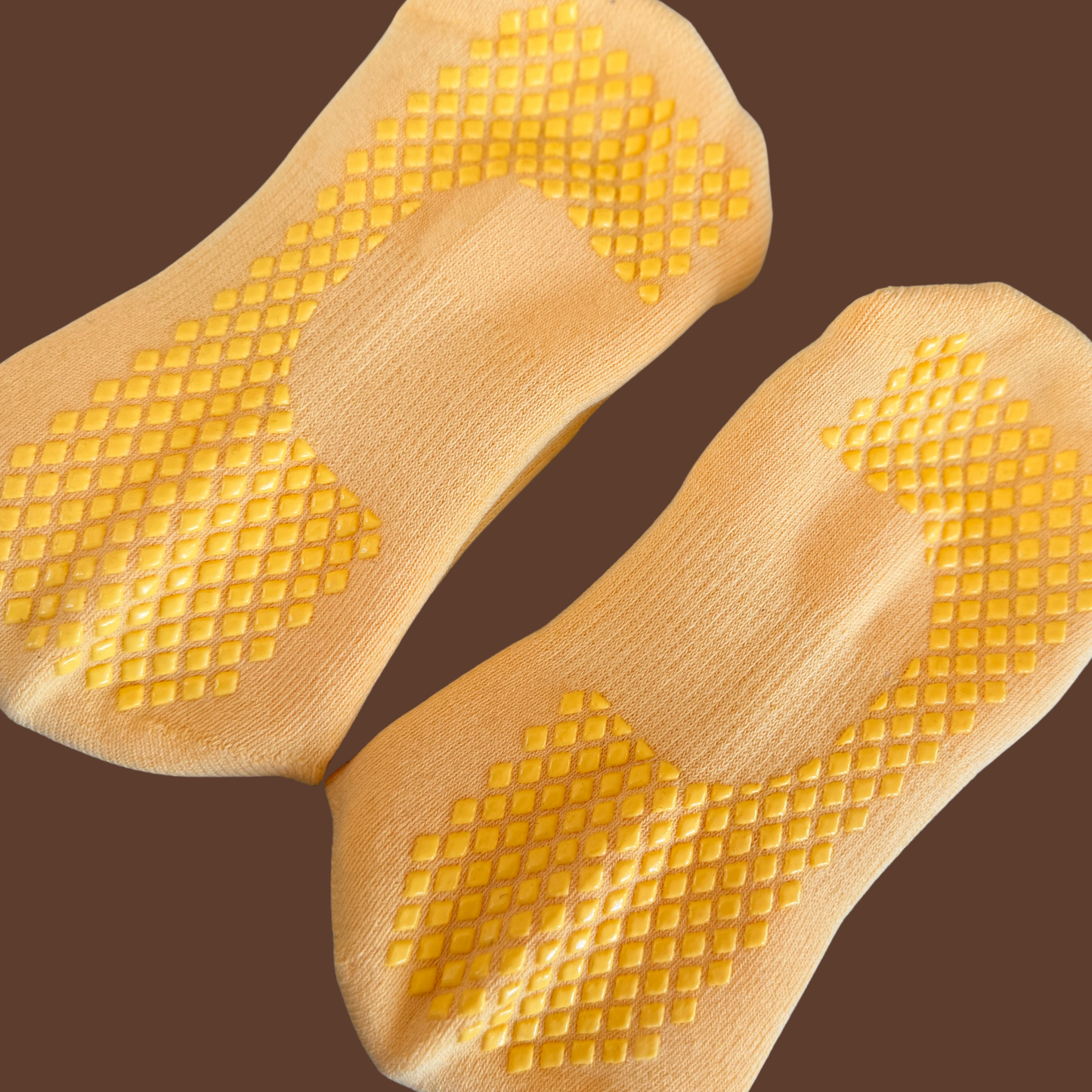 Apricot Sherbet Grip Socks