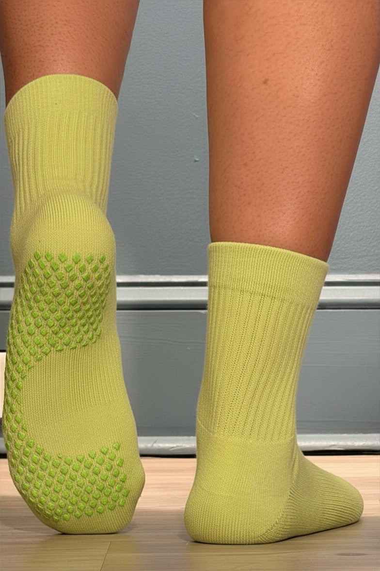 Pistachio Grip Socks