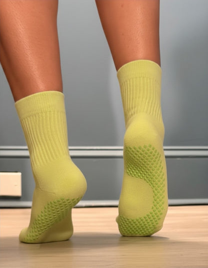 Pistachio Grip Socks
