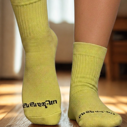 Pistachio Grip Socks